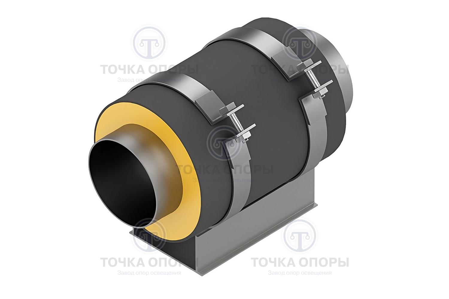 Скользящая опора СПО 76/140.200 подкладная для труб в ППУ