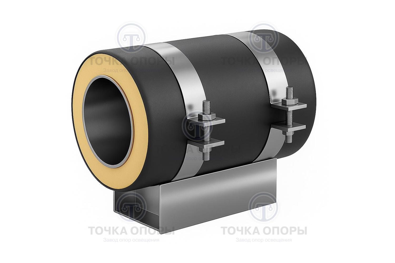 Скользящая опора СПОк 325/400.200 подкладная канальная для труб в ППУ