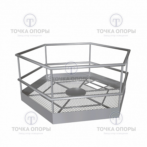 Многогранная площадка обслуживания