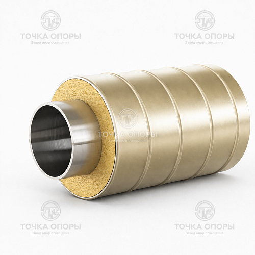 Труба ППУ стальная оболочка 1100х920х10 мм ГОСТ 30732-2006