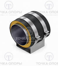 Скользящая опора СПОн 530/710.100 подкладная надземная для труб в ППУ